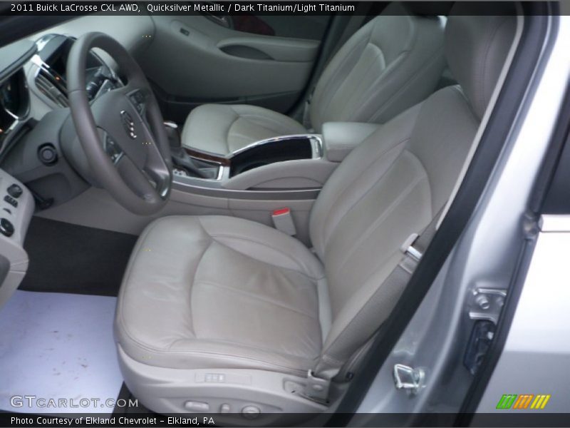Quicksilver Metallic / Dark Titanium/Light Titanium 2011 Buick LaCrosse CXL AWD