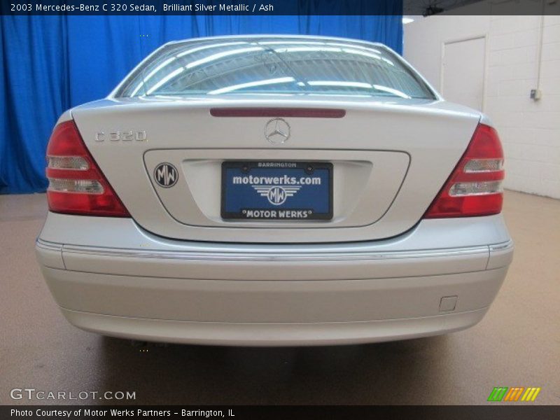 Brilliant Silver Metallic / Ash 2003 Mercedes-Benz C 320 Sedan