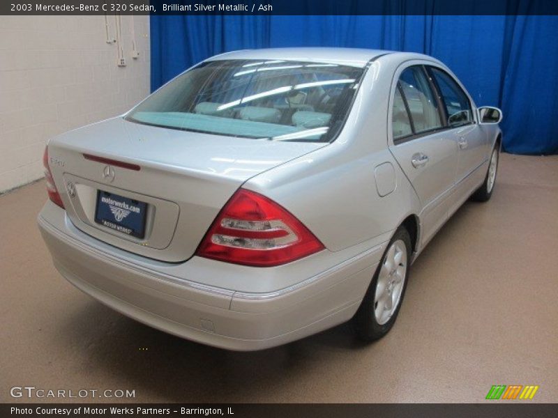 Brilliant Silver Metallic / Ash 2003 Mercedes-Benz C 320 Sedan