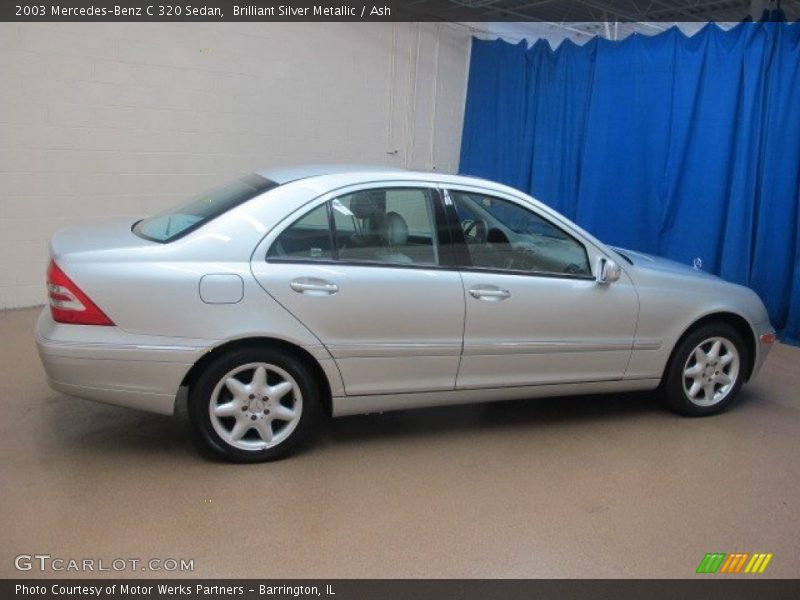 Brilliant Silver Metallic / Ash 2003 Mercedes-Benz C 320 Sedan