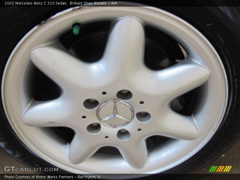 Brilliant Silver Metallic / Ash 2003 Mercedes-Benz C 320 Sedan
