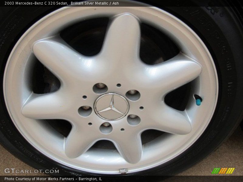 Brilliant Silver Metallic / Ash 2003 Mercedes-Benz C 320 Sedan