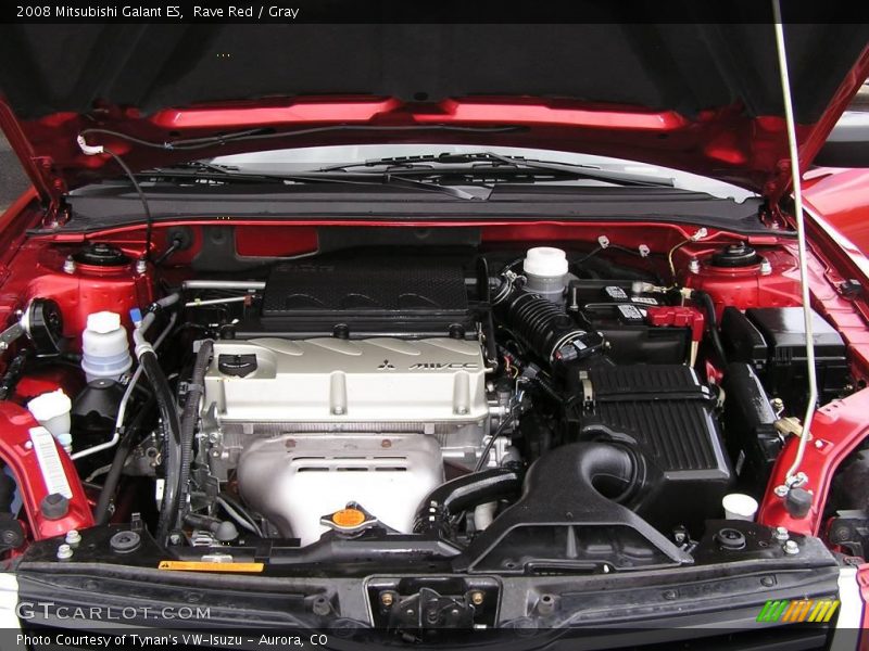 Rave Red / Gray 2008 Mitsubishi Galant ES