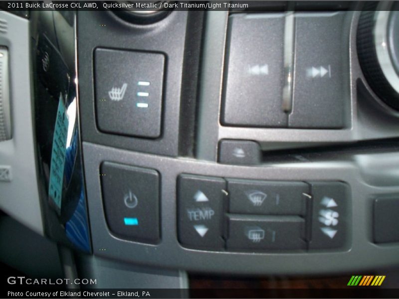 Quicksilver Metallic / Dark Titanium/Light Titanium 2011 Buick LaCrosse CXL AWD