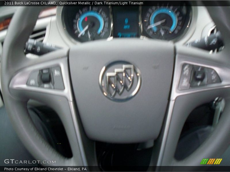 Quicksilver Metallic / Dark Titanium/Light Titanium 2011 Buick LaCrosse CXL AWD