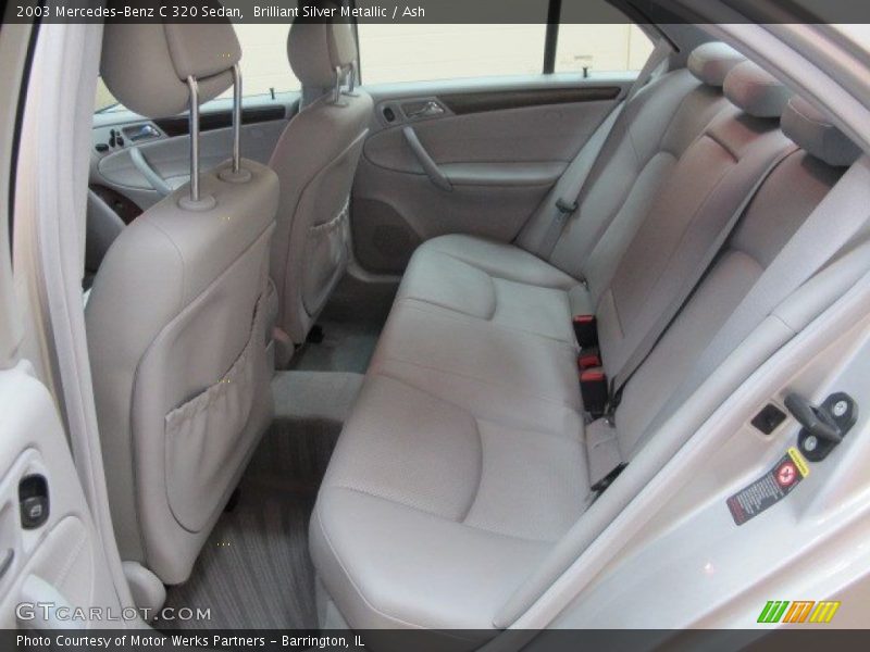 Brilliant Silver Metallic / Ash 2003 Mercedes-Benz C 320 Sedan