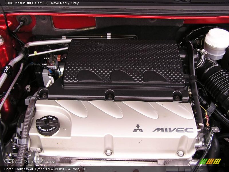 Rave Red / Gray 2008 Mitsubishi Galant ES