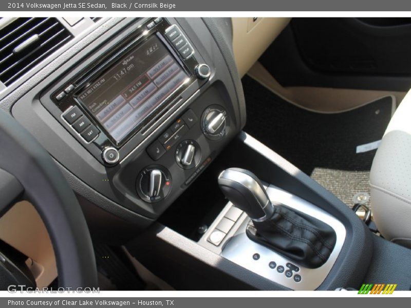 Black / Cornsilk Beige 2014 Volkswagen Jetta SE Sedan