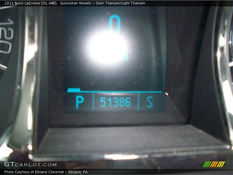 Quicksilver Metallic / Dark Titanium/Light Titanium 2011 Buick LaCrosse CXL AWD