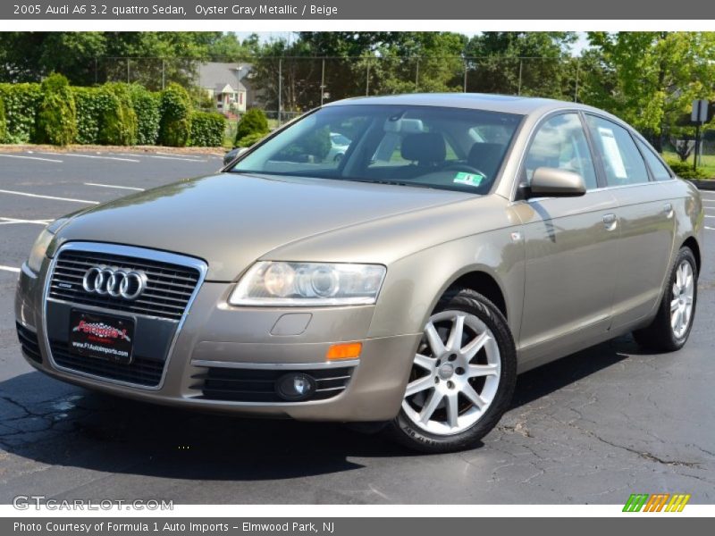 Oyster Gray Metallic / Beige 2005 Audi A6 3.2 quattro Sedan