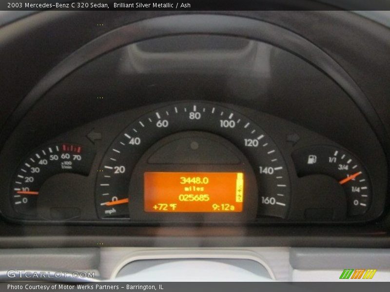  2003 C 320 Sedan 320 Sedan Gauges