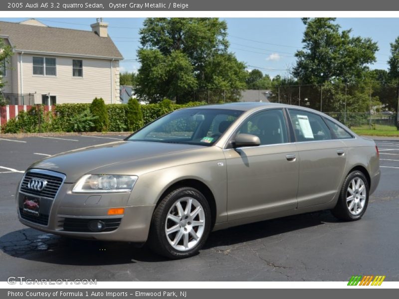 Oyster Gray Metallic / Beige 2005 Audi A6 3.2 quattro Sedan