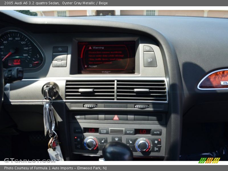 Oyster Gray Metallic / Beige 2005 Audi A6 3.2 quattro Sedan
