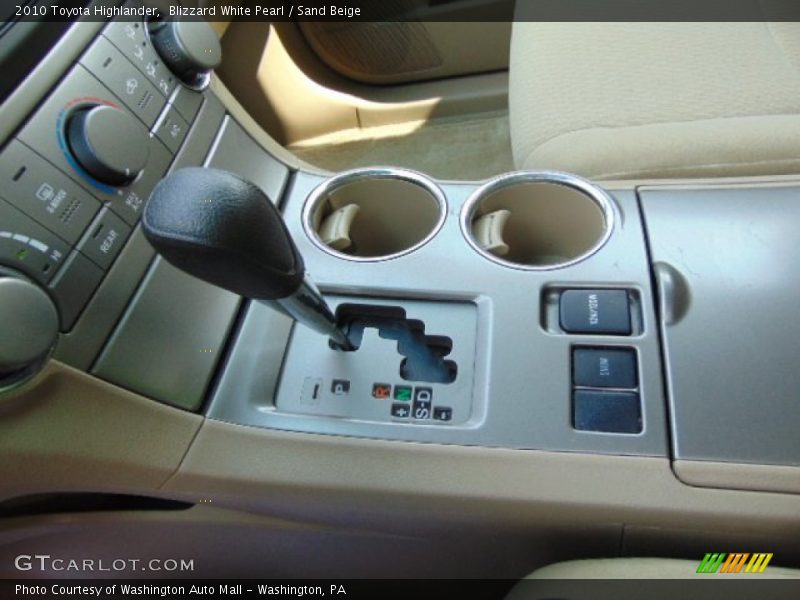 Blizzard White Pearl / Sand Beige 2010 Toyota Highlander
