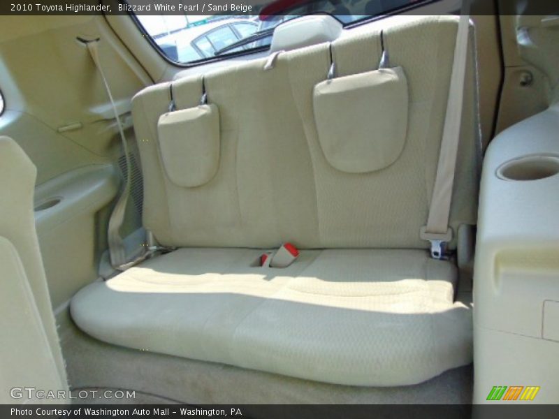 Blizzard White Pearl / Sand Beige 2010 Toyota Highlander