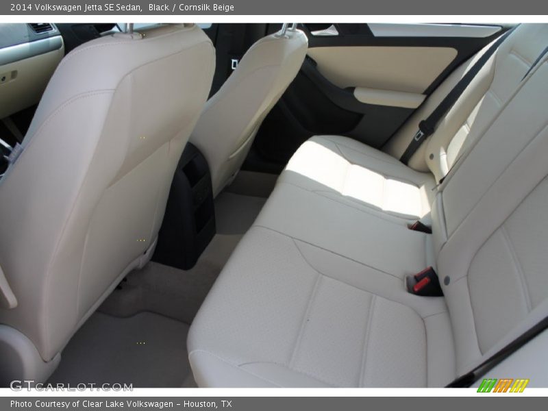 Black / Cornsilk Beige 2014 Volkswagen Jetta SE Sedan