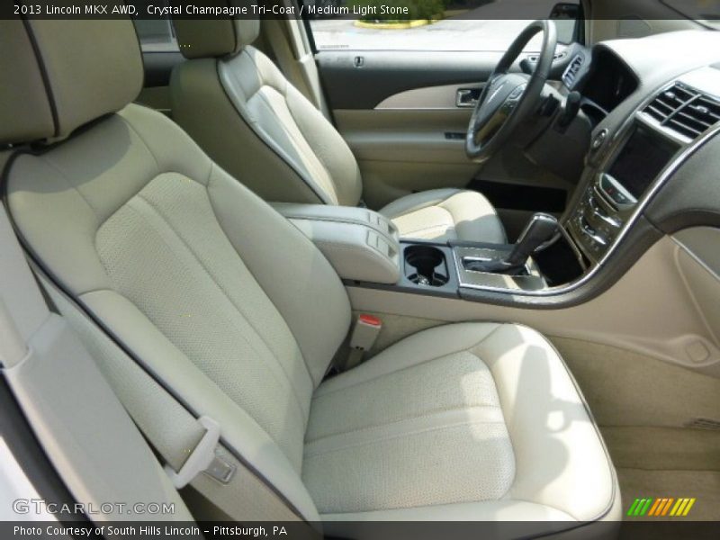 Crystal Champagne Tri-Coat / Medium Light Stone 2013 Lincoln MKX AWD