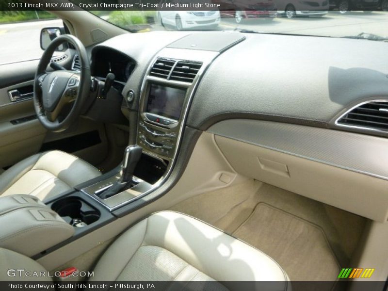 Crystal Champagne Tri-Coat / Medium Light Stone 2013 Lincoln MKX AWD