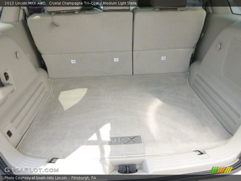 Crystal Champagne Tri-Coat / Medium Light Stone 2013 Lincoln MKX AWD