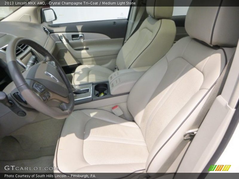 Crystal Champagne Tri-Coat / Medium Light Stone 2013 Lincoln MKX AWD