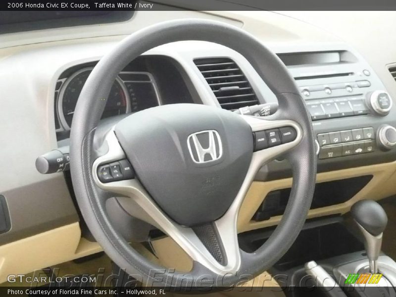 Taffeta White / Ivory 2006 Honda Civic EX Coupe