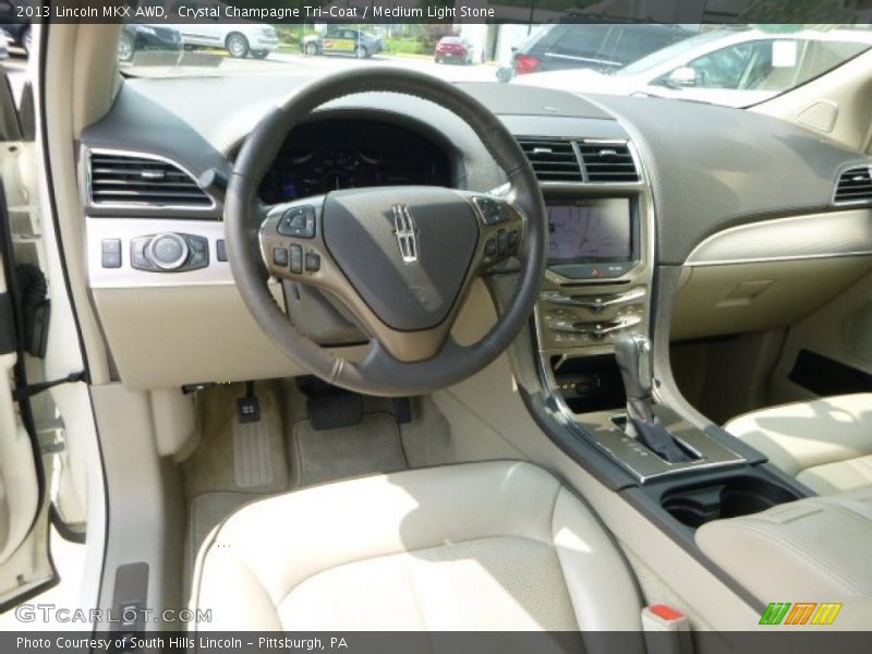 Crystal Champagne Tri-Coat / Medium Light Stone 2013 Lincoln MKX AWD