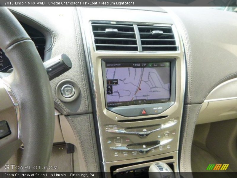Crystal Champagne Tri-Coat / Medium Light Stone 2013 Lincoln MKX AWD