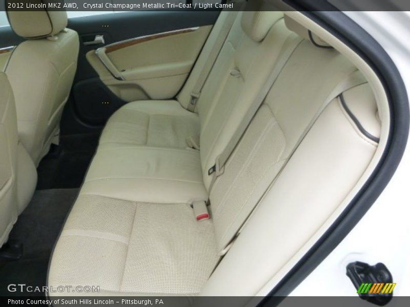 Crystal Champagne Metallic Tri-Coat / Light Camel 2012 Lincoln MKZ AWD