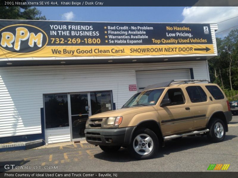Khaki Beige / Dusk Gray 2001 Nissan Xterra SE V6 4x4
