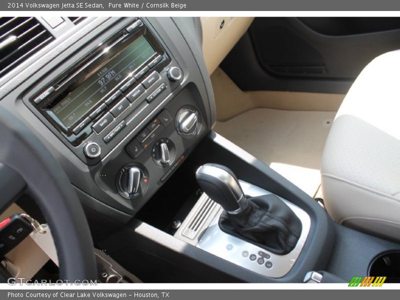 Pure White / Cornsilk Beige 2014 Volkswagen Jetta SE Sedan