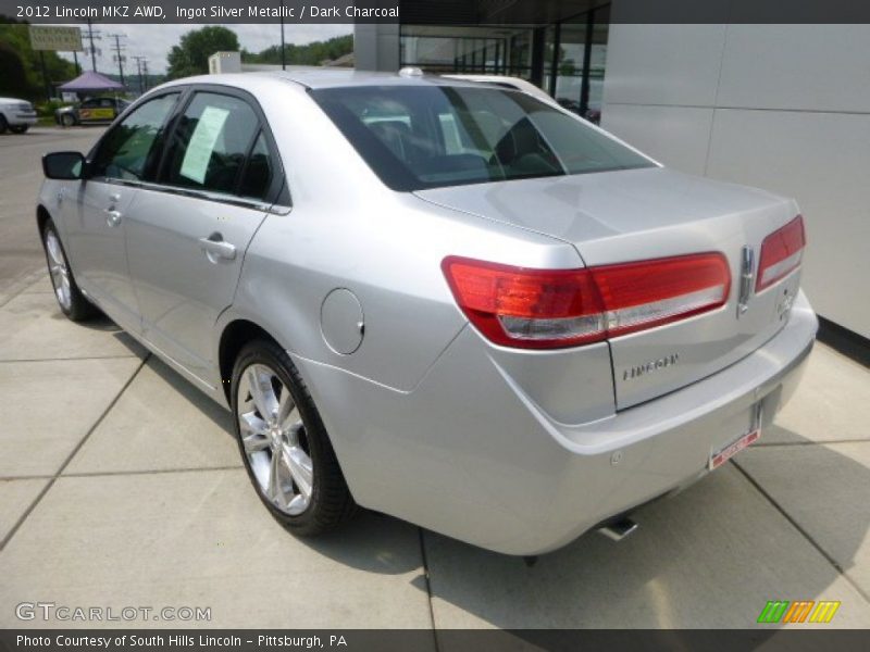 Ingot Silver Metallic / Dark Charcoal 2012 Lincoln MKZ AWD