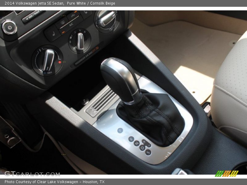 Pure White / Cornsilk Beige 2014 Volkswagen Jetta SE Sedan