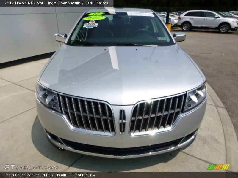 Ingot Silver Metallic / Dark Charcoal 2012 Lincoln MKZ AWD