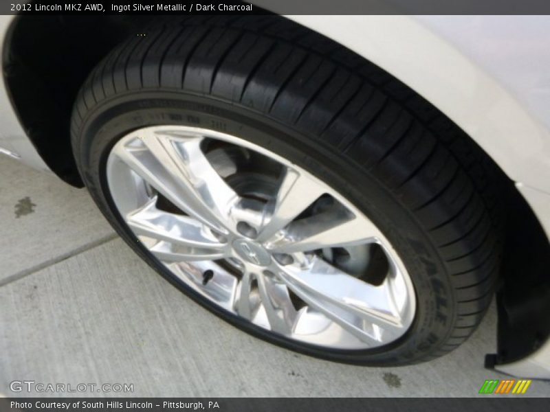Ingot Silver Metallic / Dark Charcoal 2012 Lincoln MKZ AWD