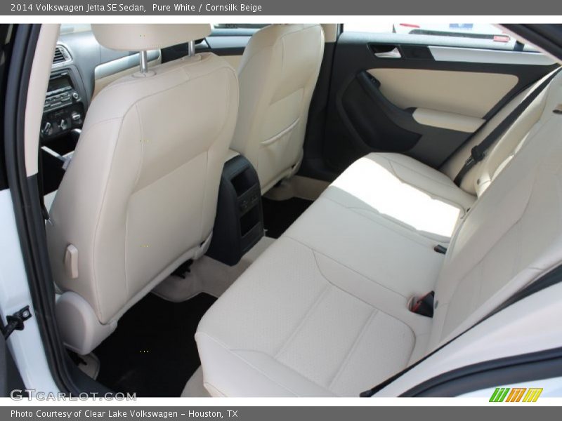 Pure White / Cornsilk Beige 2014 Volkswagen Jetta SE Sedan