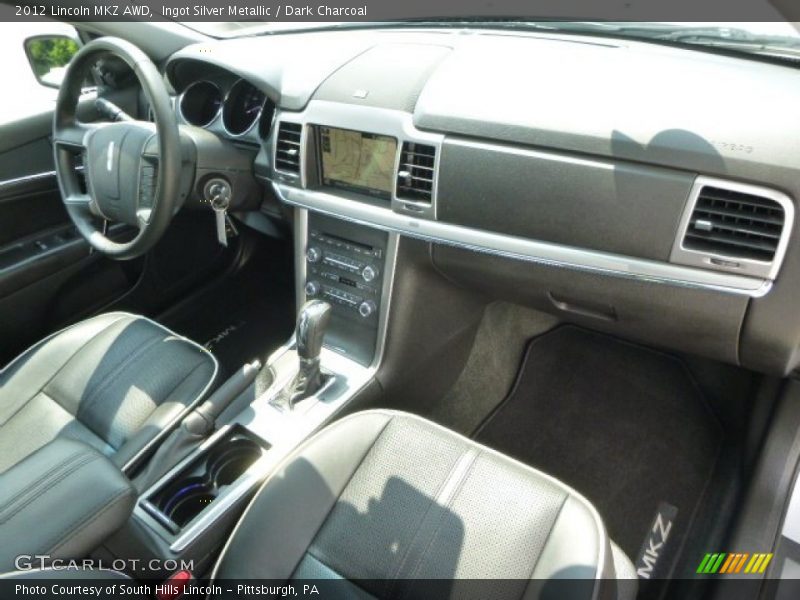 Ingot Silver Metallic / Dark Charcoal 2012 Lincoln MKZ AWD