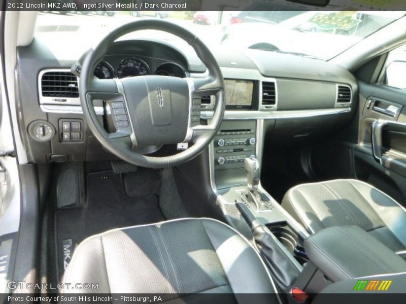Ingot Silver Metallic / Dark Charcoal 2012 Lincoln MKZ AWD