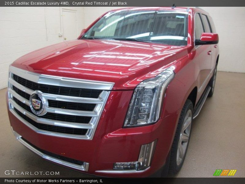 Crystal Red Tintcoat / Jet Black 2015 Cadillac Escalade Luxury 4WD