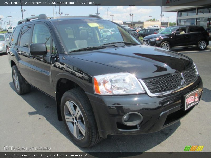 Kalapana Black / Black 2011 Mitsubishi Endeavor SE AWD