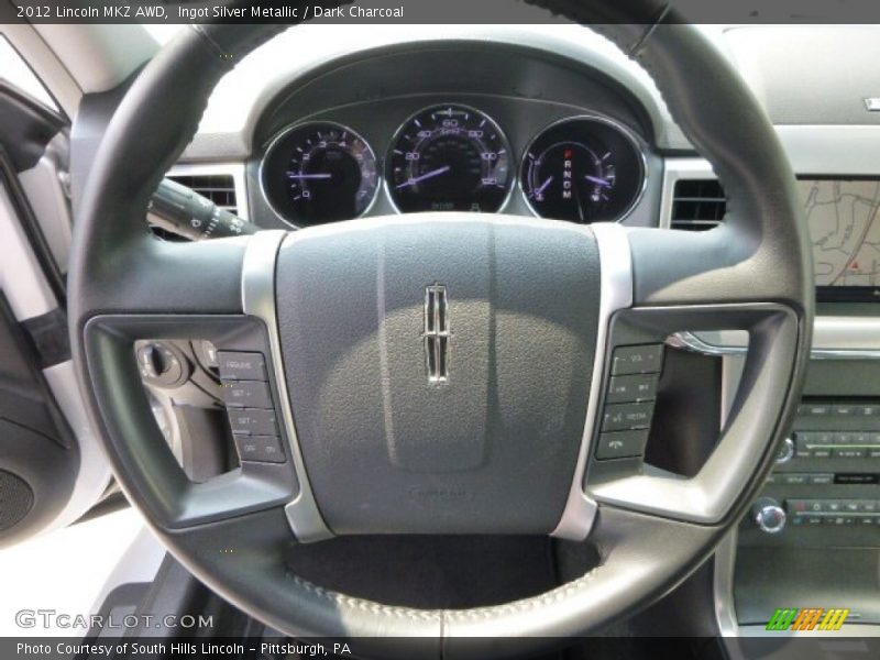 Ingot Silver Metallic / Dark Charcoal 2012 Lincoln MKZ AWD