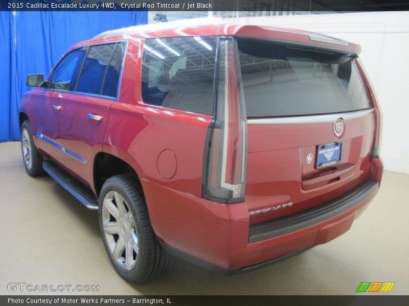 Crystal Red Tintcoat / Jet Black 2015 Cadillac Escalade Luxury 4WD