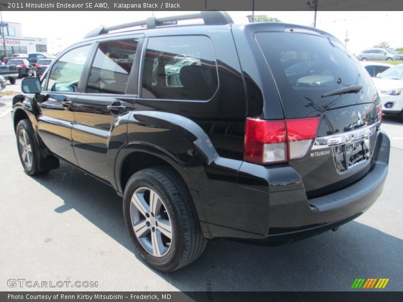 Kalapana Black / Black 2011 Mitsubishi Endeavor SE AWD