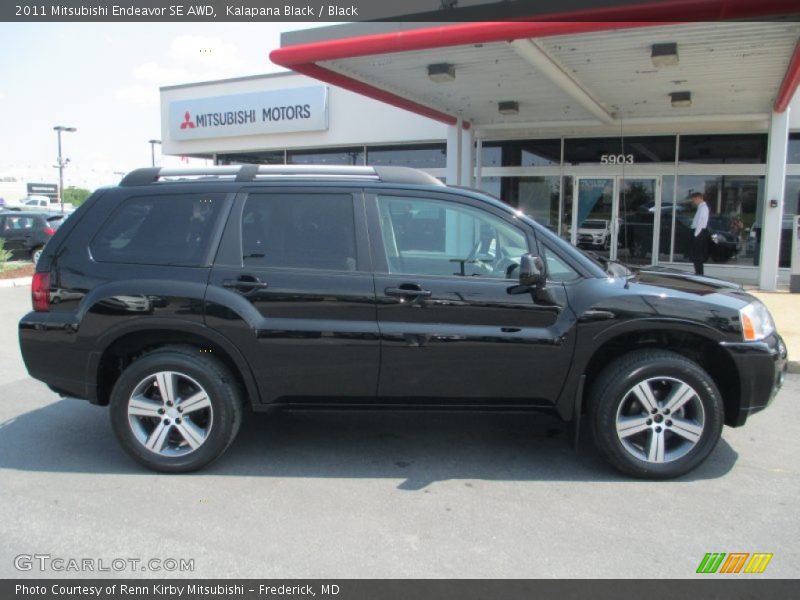 Kalapana Black / Black 2011 Mitsubishi Endeavor SE AWD