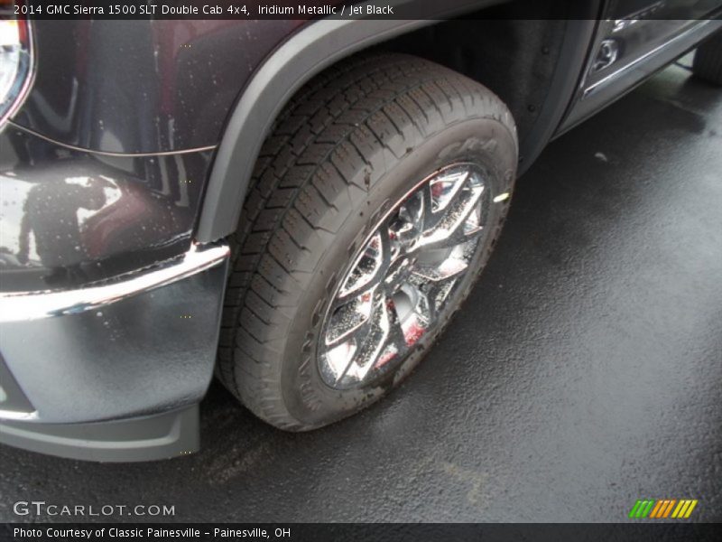 Iridium Metallic / Jet Black 2014 GMC Sierra 1500 SLT Double Cab 4x4