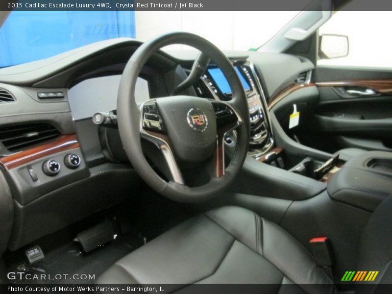 Crystal Red Tintcoat / Jet Black 2015 Cadillac Escalade Luxury 4WD
