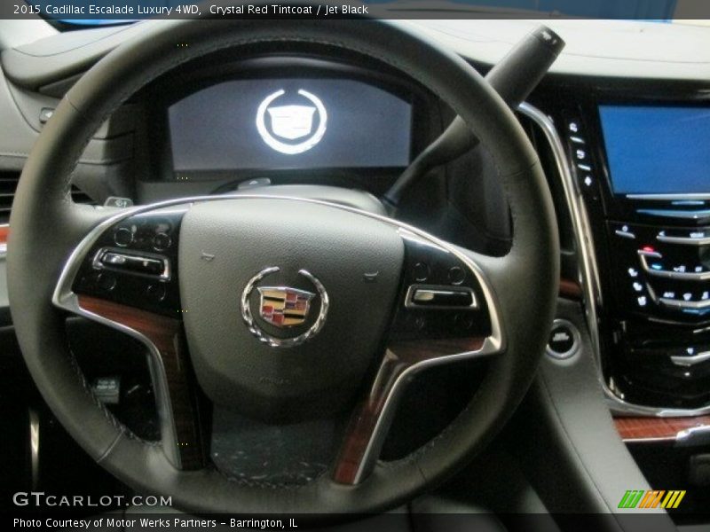 Crystal Red Tintcoat / Jet Black 2015 Cadillac Escalade Luxury 4WD