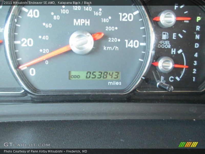 Kalapana Black / Black 2011 Mitsubishi Endeavor SE AWD