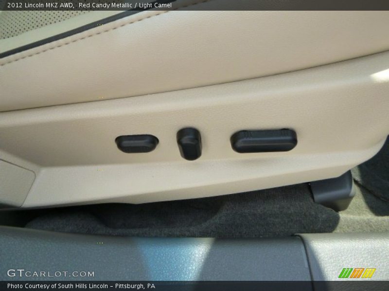 Red Candy Metallic / Light Camel 2012 Lincoln MKZ AWD