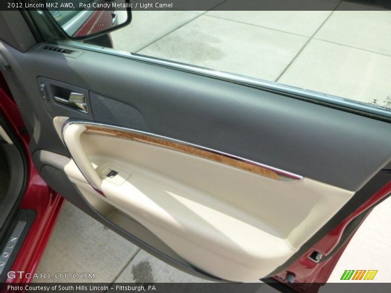 Red Candy Metallic / Light Camel 2012 Lincoln MKZ AWD