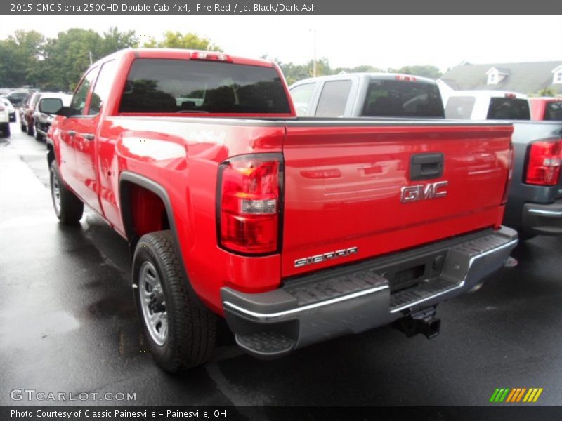 Fire Red / Jet Black/Dark Ash 2015 GMC Sierra 2500HD Double Cab 4x4